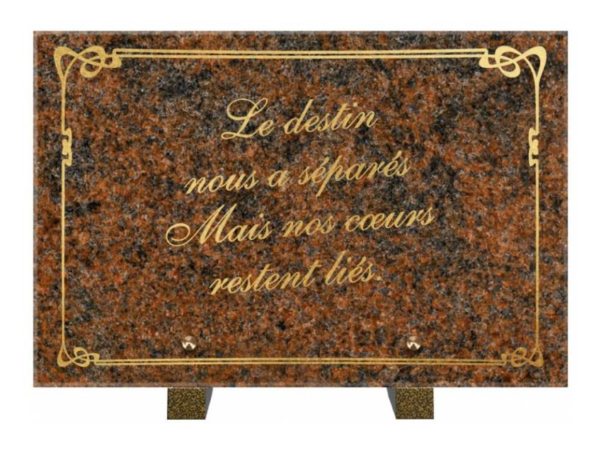 Plaque funéraire aegirion