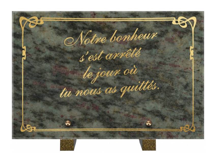 Plaque funéraire aegirion
