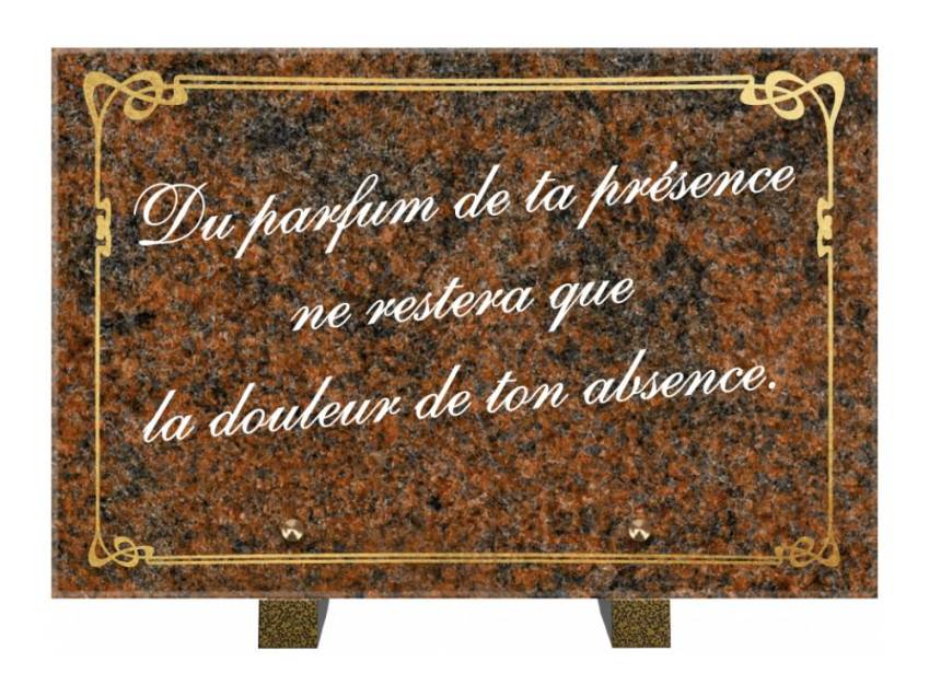 Plaque funéraire aegirion