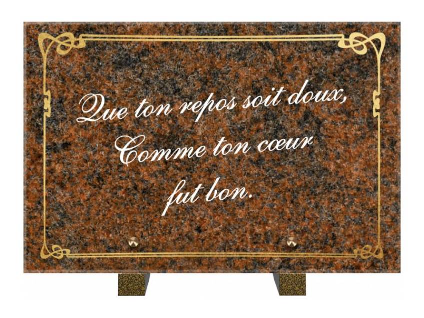 Plaque funéraire aegirion