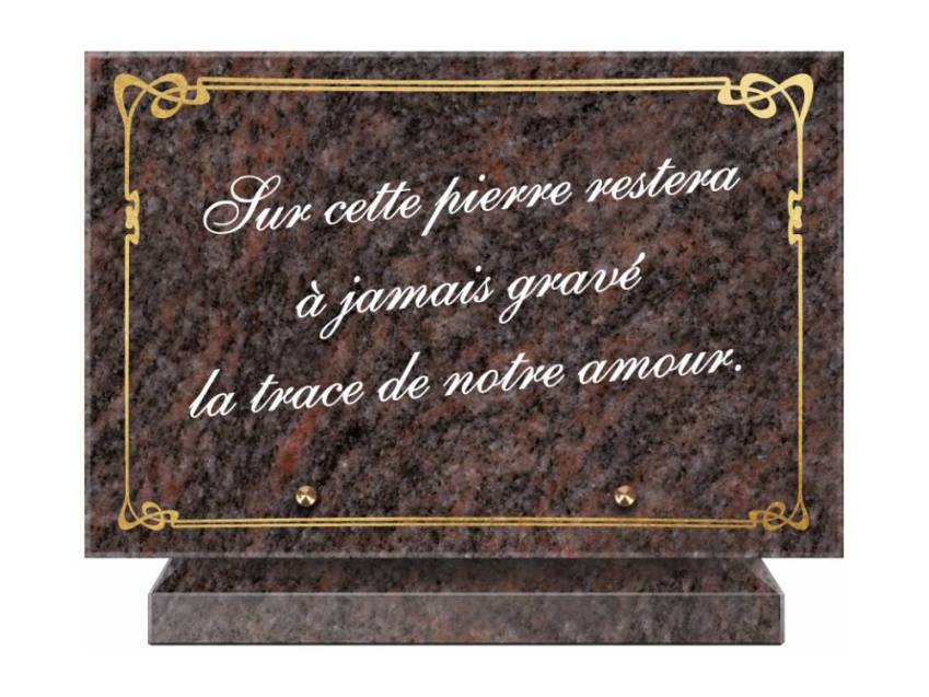 Plaque funéraire aegirion