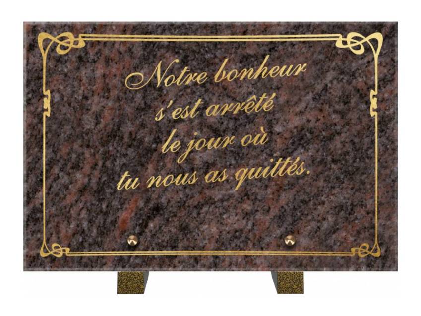 Plaque funéraire aegirion