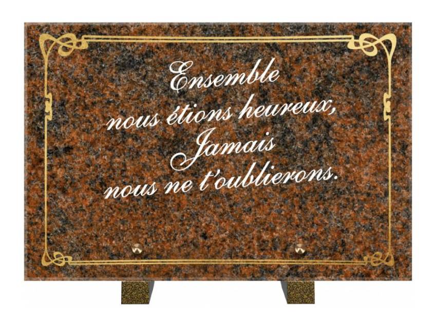Plaque funéraire aegirion