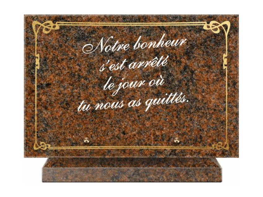 Plaque funéraire aegirion