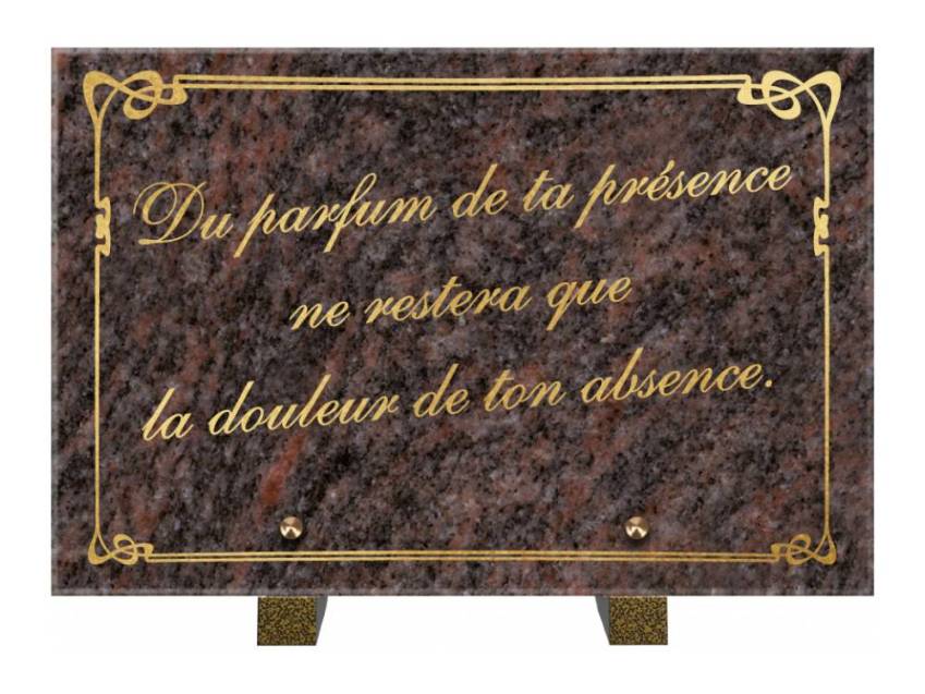 Plaque funéraire aegirion