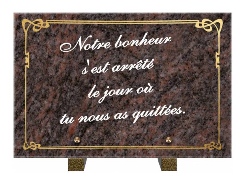 Plaque funéraire aegirion