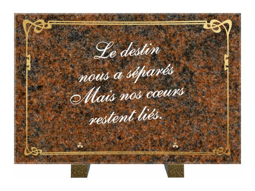 Plaque funéraire aegirion