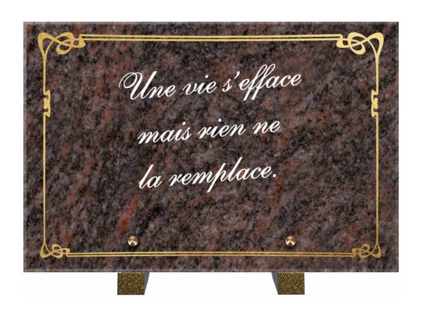 Plaque funéraire aegirion