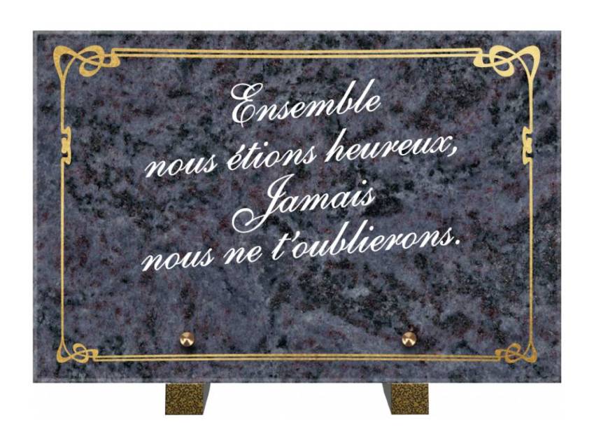 Plaque funéraire aegirion