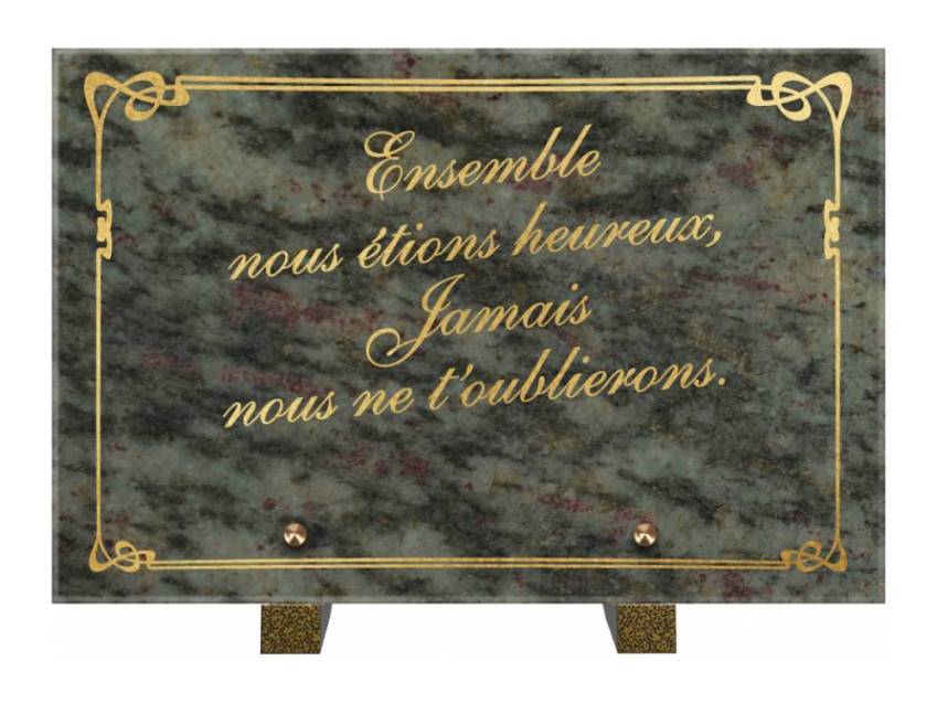Plaque funéraire aegirion