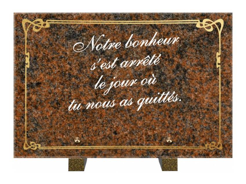 Plaque funéraire aegirion