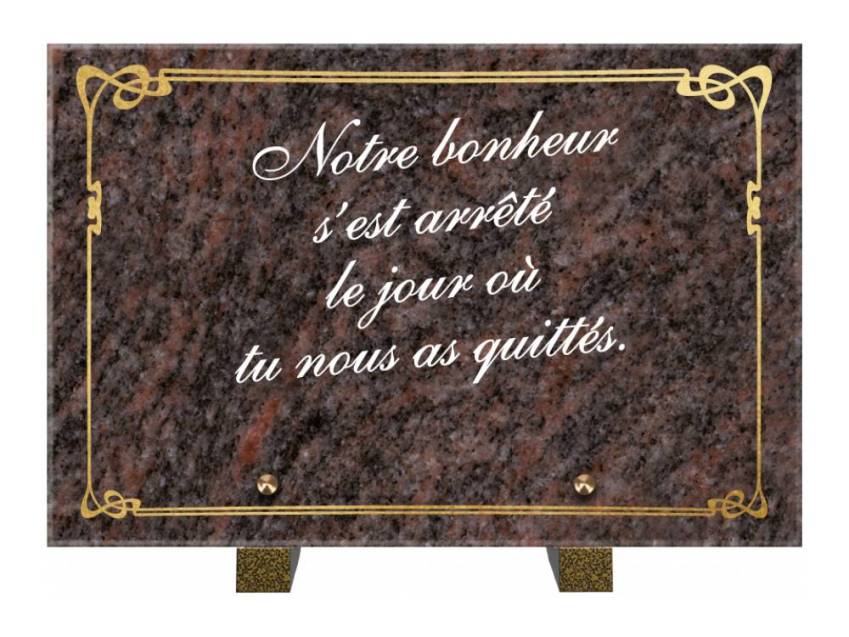 Plaque funéraire aegirion