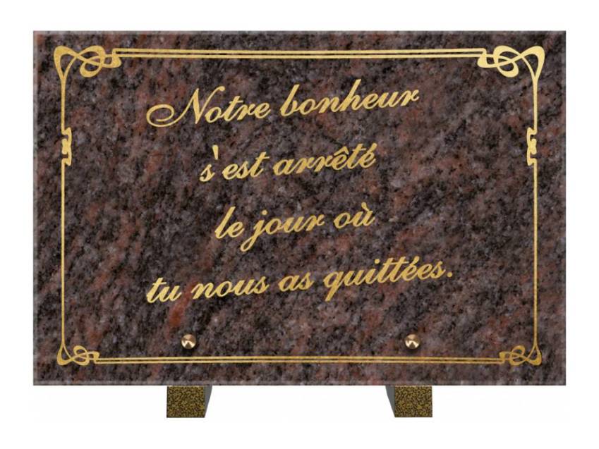 Plaque funéraire aegirion