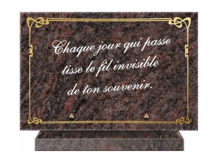 Plaque funéraire aegirion