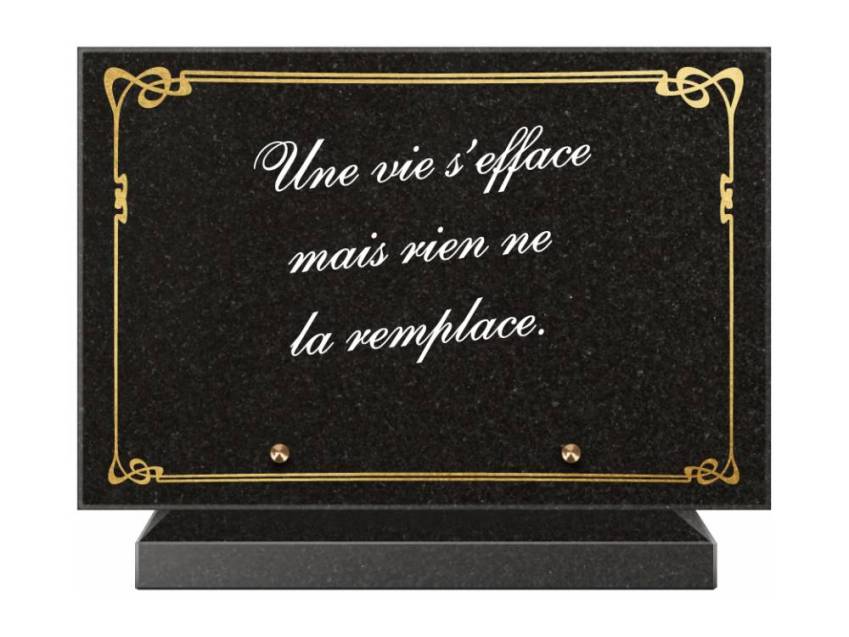 Plaque funéraire aegirion