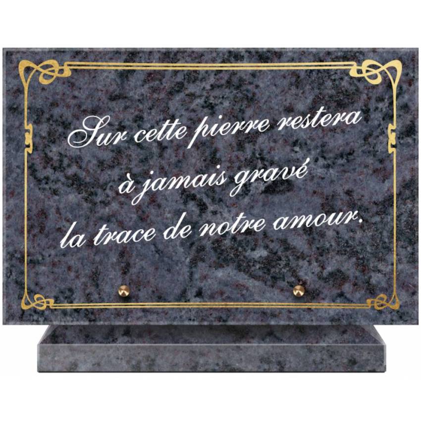 Aegirion funeral plaque