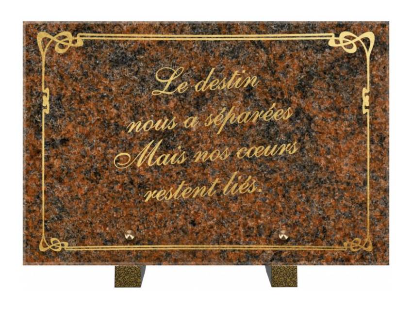 Plaque funéraire aegirion