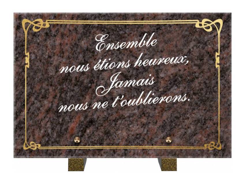 Plaque funéraire aegirion