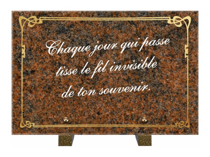 Plaque funéraire aegirion
