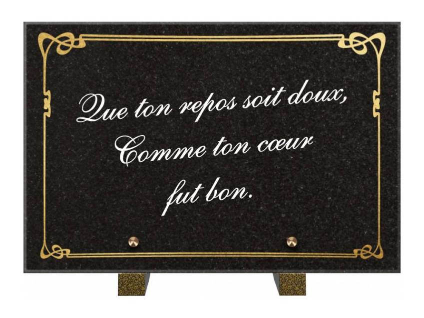 Plaque funéraire aegirion