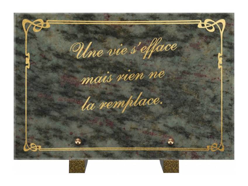Plaque funéraire aegirion