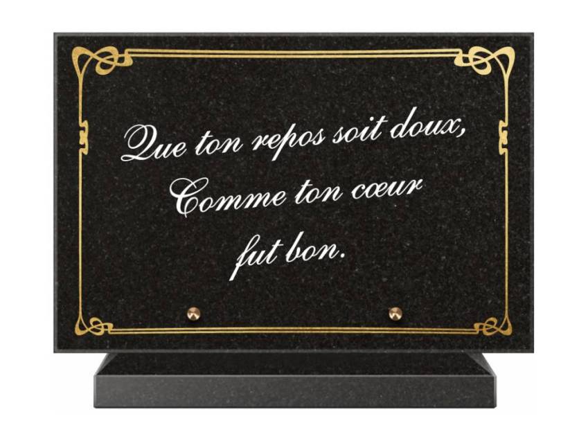 Plaque funéraire aegirion