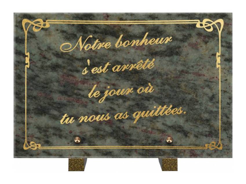 Plaque funéraire aegirion
