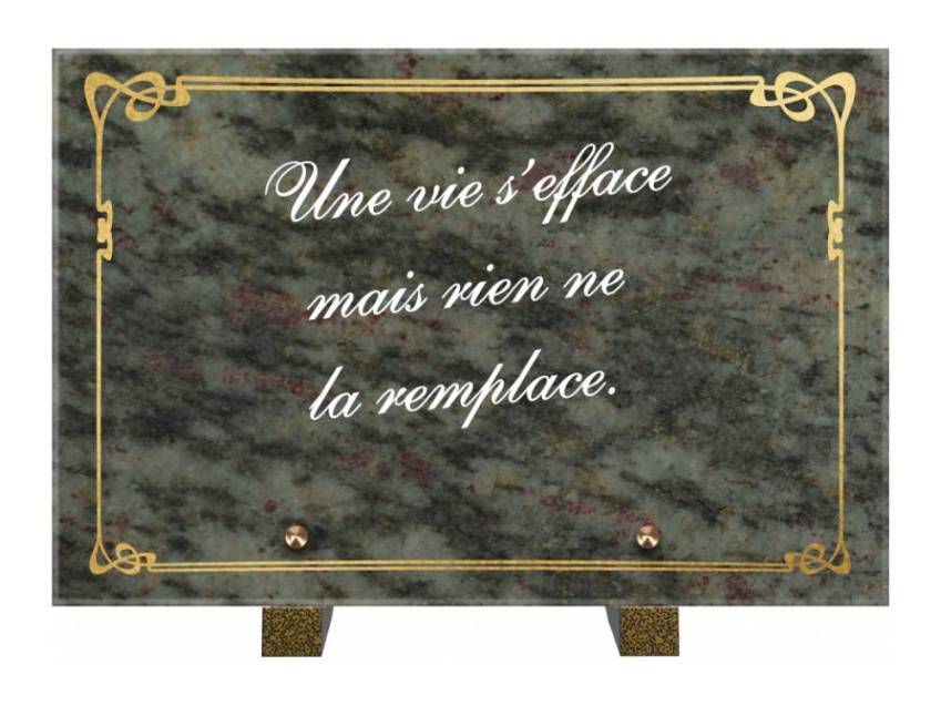 Plaque funéraire aegirion