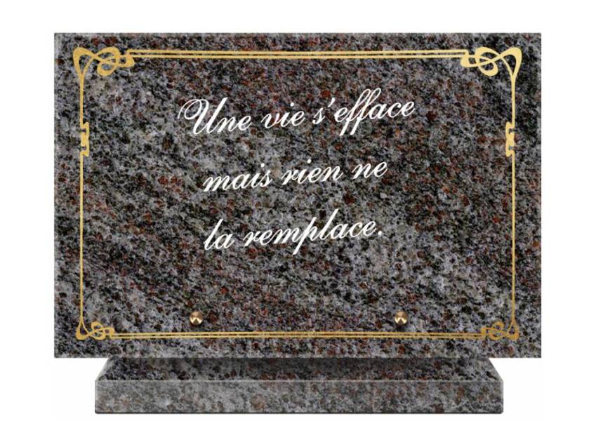 Plaque funéraire aegirion