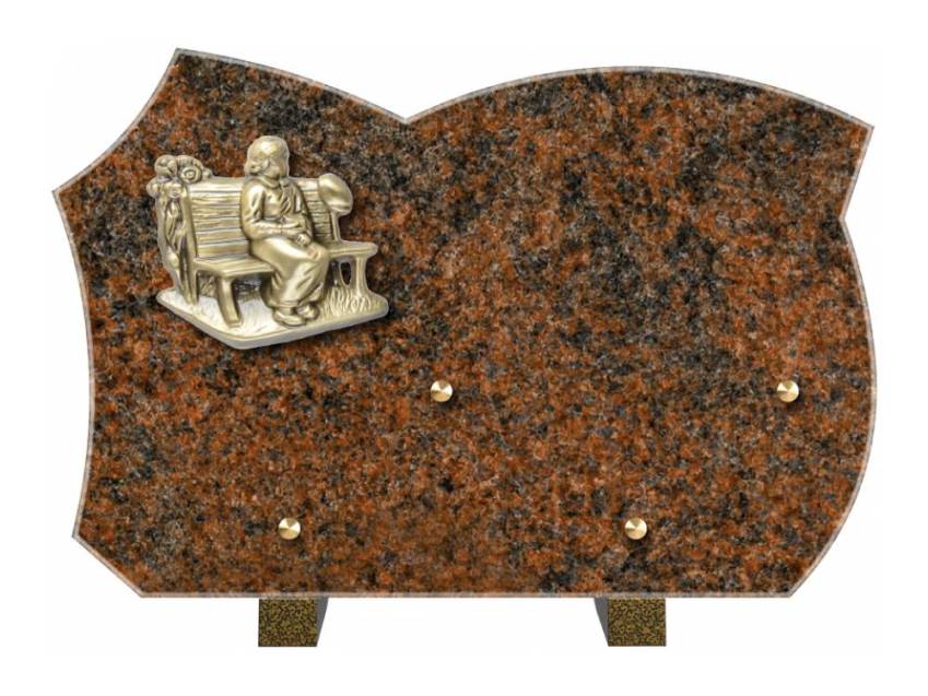 Plaque Granit artisanale expressif