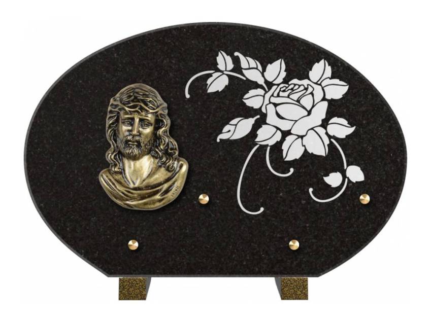 Plaque de cimetiere mantarix