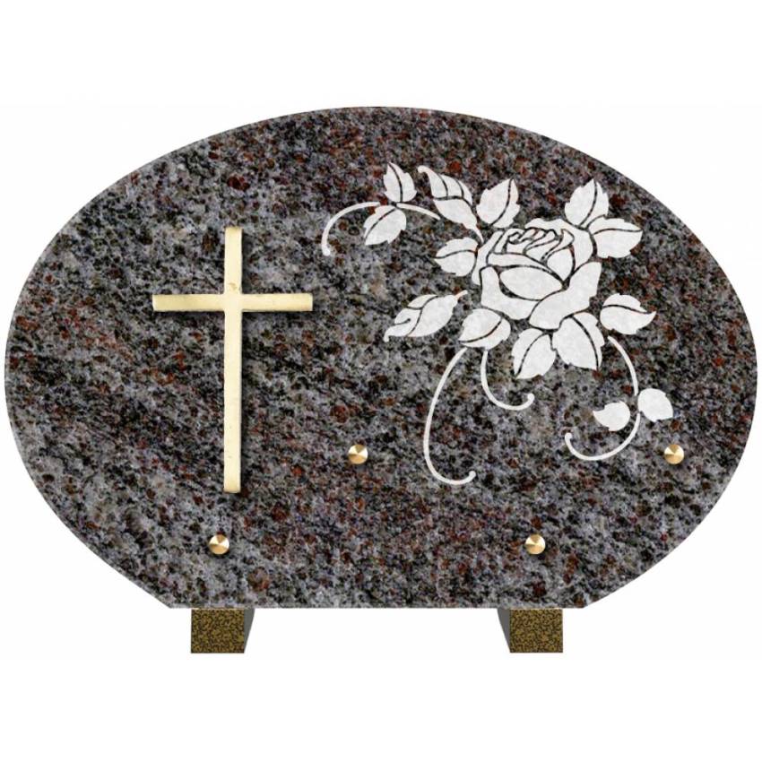 Plaque de cimetiere mantarix