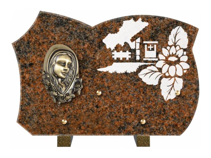 Plaque de cimetiere mantarix