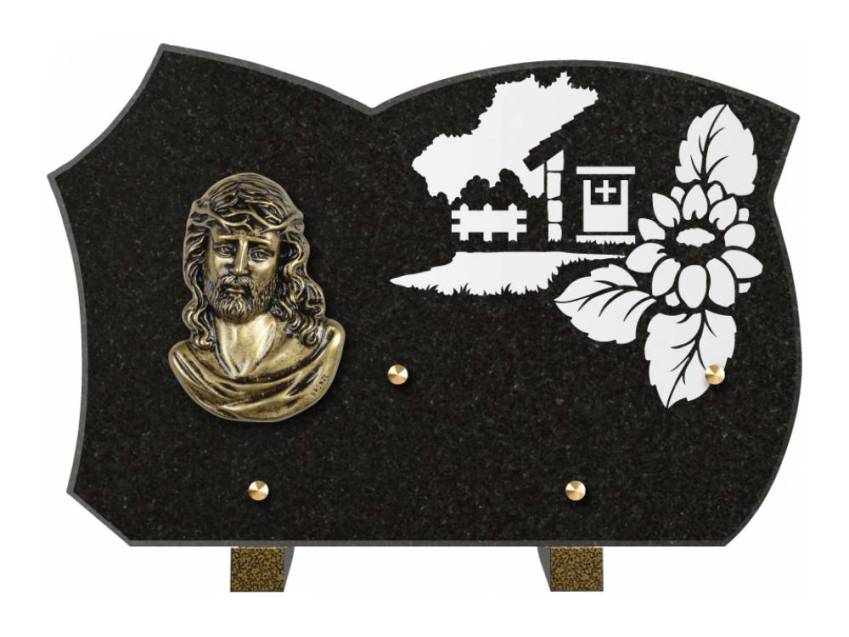 Plaque de cimetiere mantarix