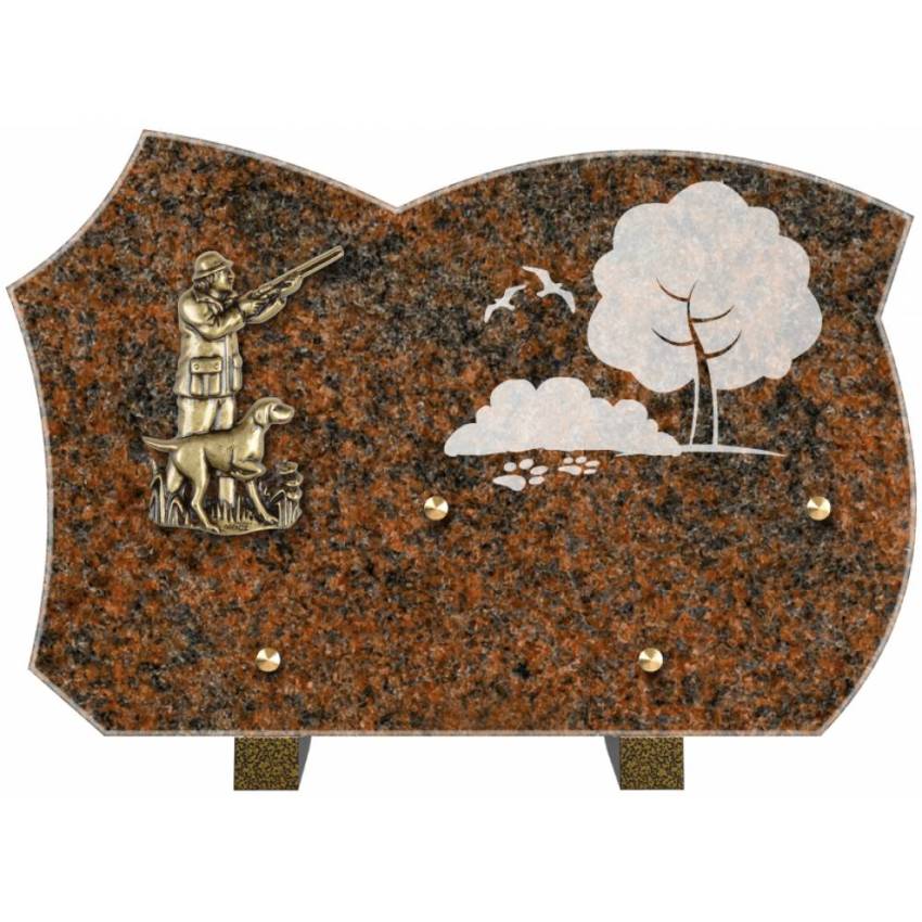 Plaque mortuaire satinia