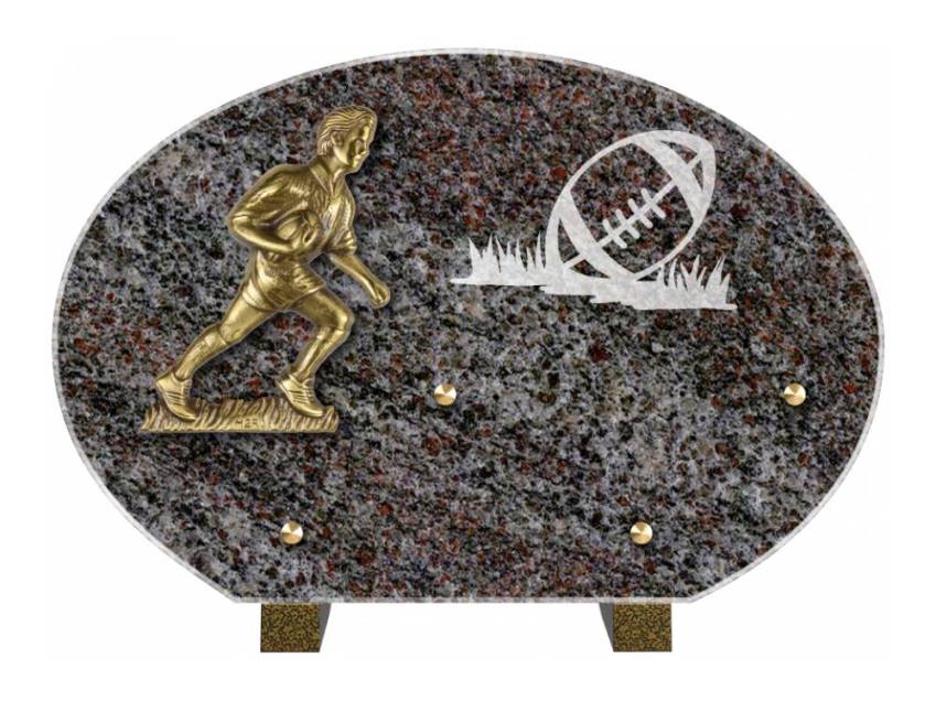 Plaque mortuaire satinia