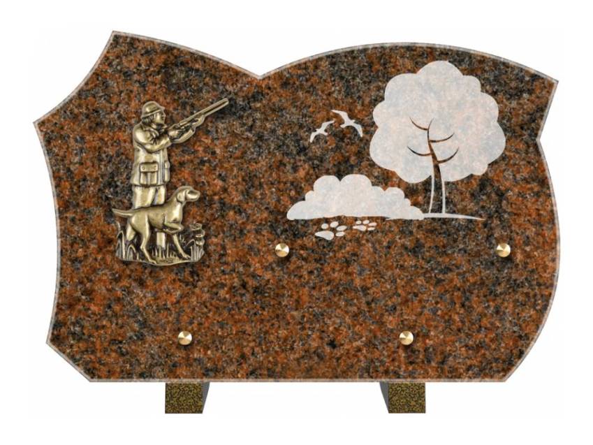 Plaque mortuaire satinia