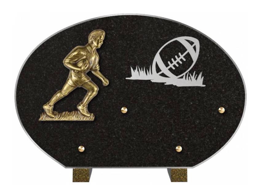 Plaque mortuaire satinia