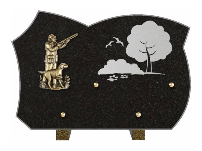 Plaque mortuaire satinia