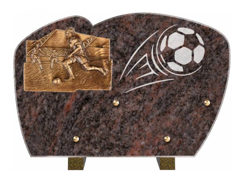Plaque mortuaire satinia