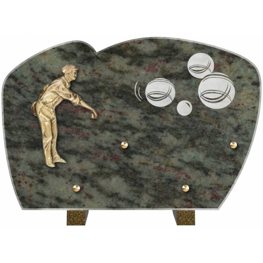 Plaque mortuaire satinia