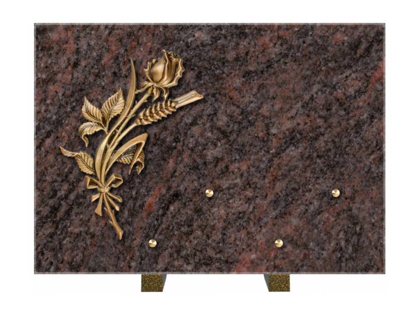 Plaque mortuaire aquarion