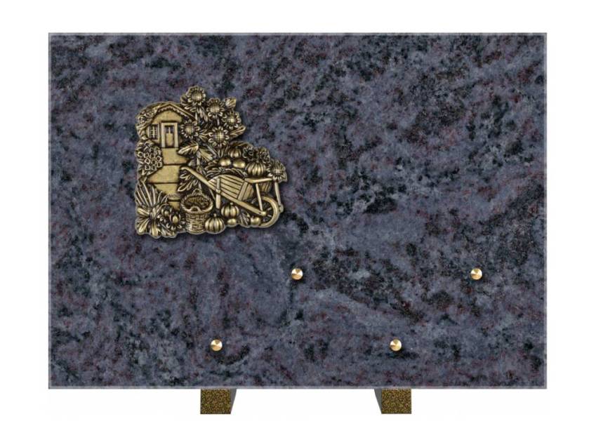 Plaque mortuaire aquarion