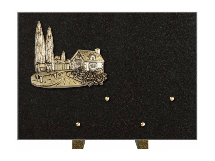 Plaque mortuaire aquarion