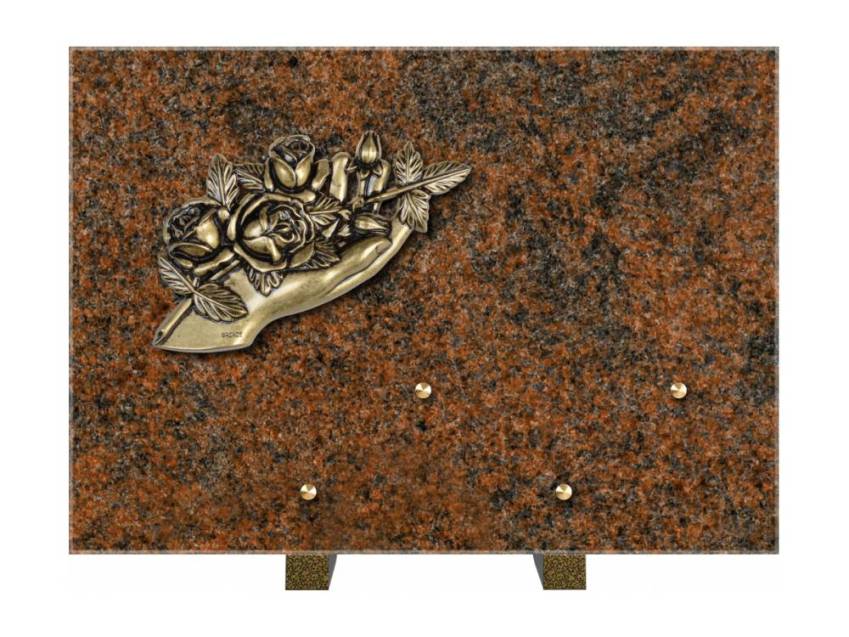 Plaque mortuaire aquarion