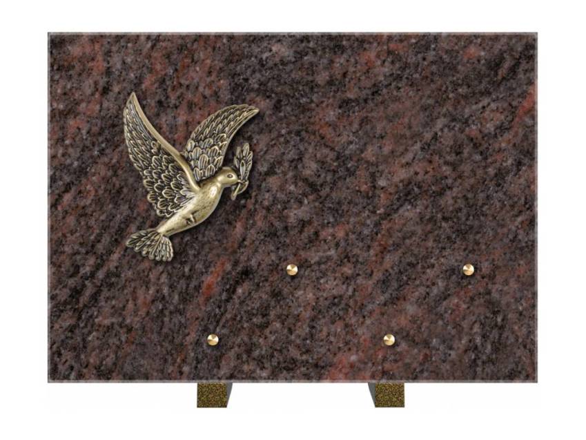 Plaque mortuaire aquarion