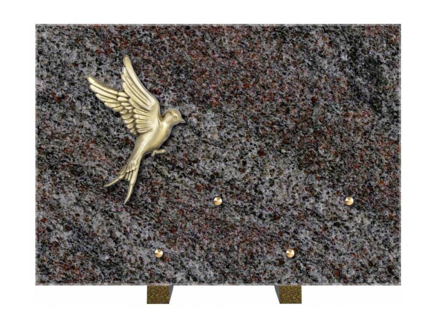 Plaque mortuaire aquarion