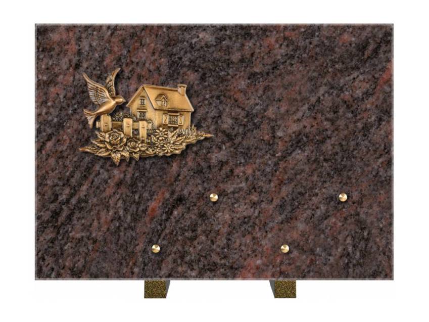 Plaque mortuaire aquarion