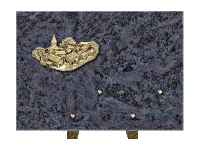 Plaque mortuaire aquarion