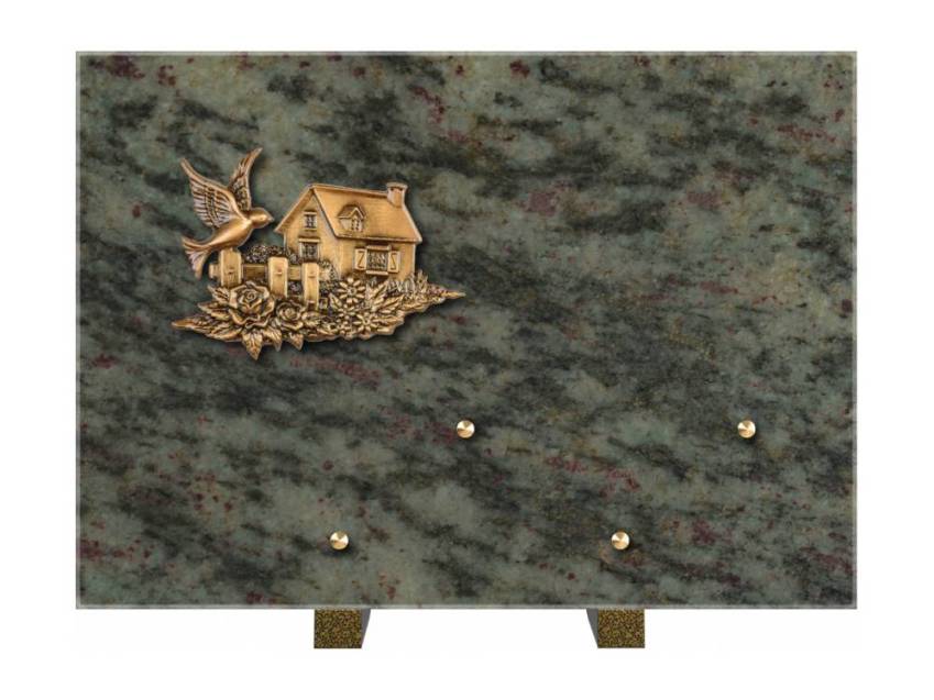 Plaque mortuaire aquarion
